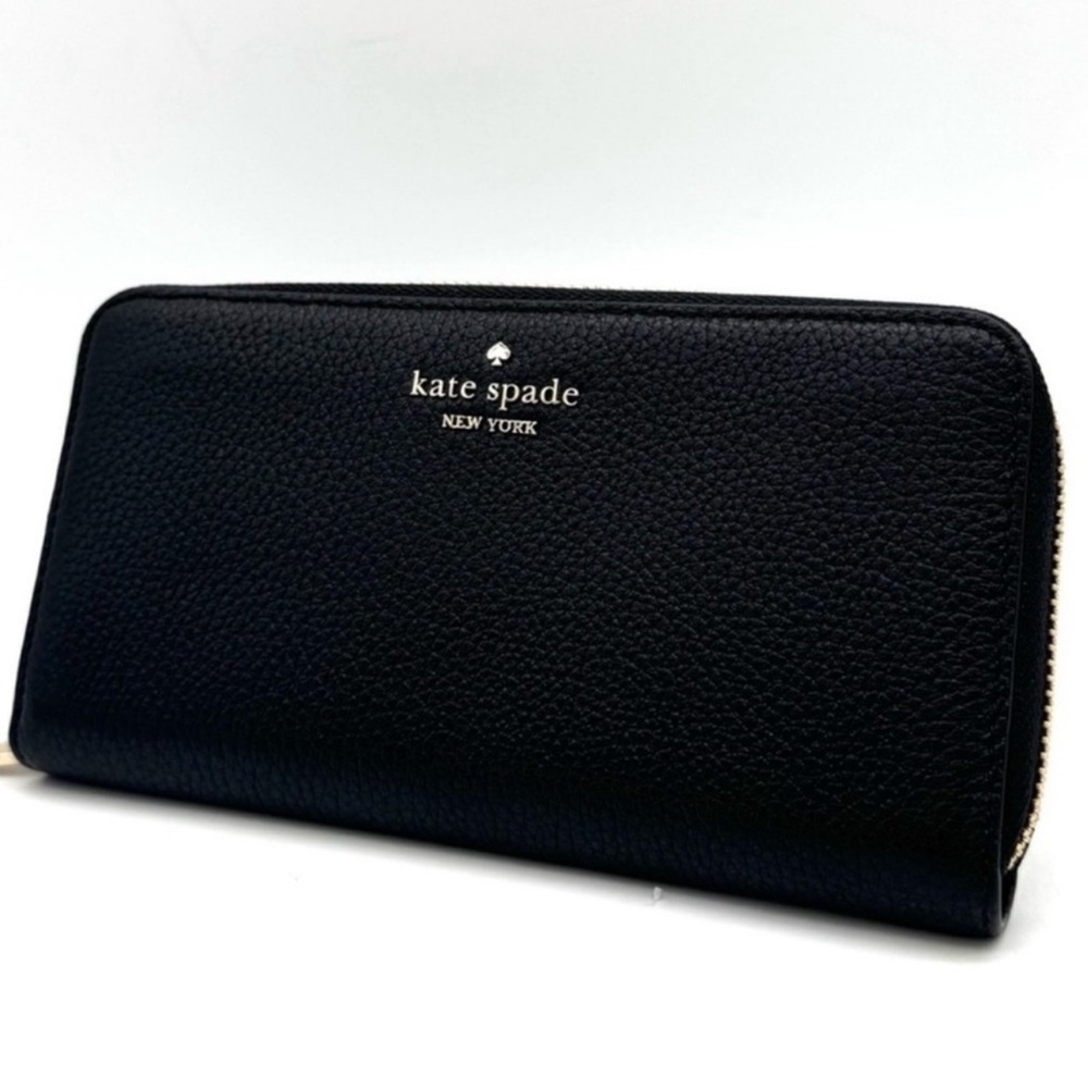 Kate Spade Leila Large Continental Wallet Black/Gold